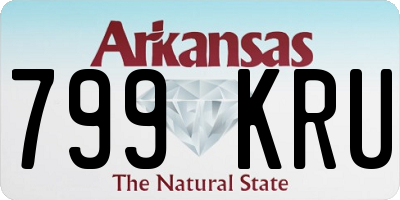 AR license plate 799KRU