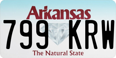 AR license plate 799KRW