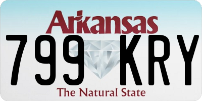 AR license plate 799KRY