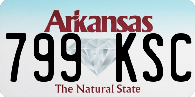 AR license plate 799KSC