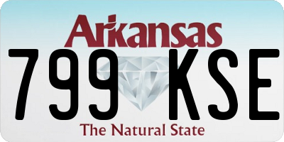 AR license plate 799KSE