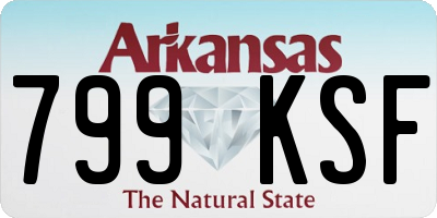 AR license plate 799KSF