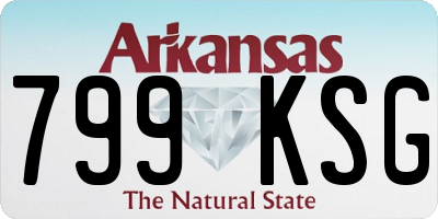 AR license plate 799KSG