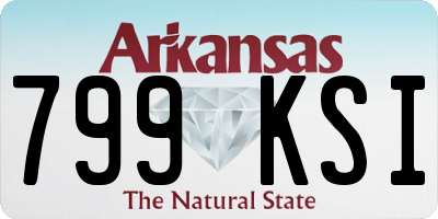 AR license plate 799KSI