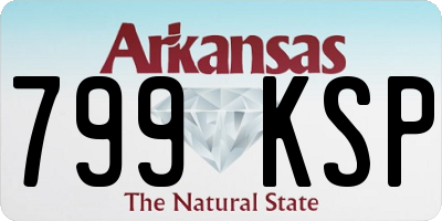 AR license plate 799KSP