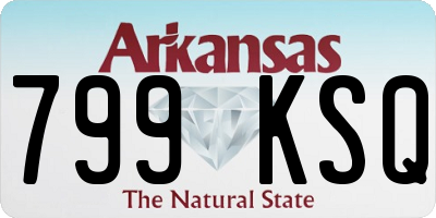 AR license plate 799KSQ