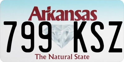 AR license plate 799KSZ