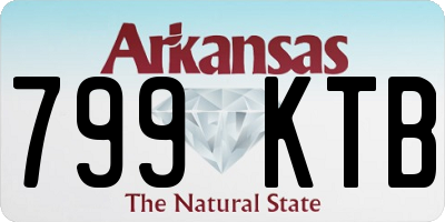 AR license plate 799KTB