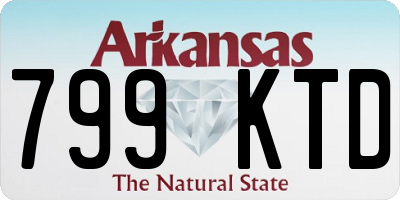AR license plate 799KTD