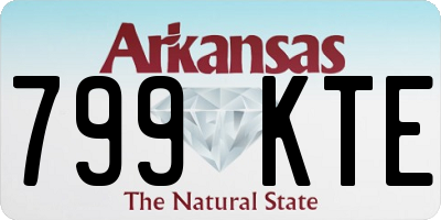 AR license plate 799KTE