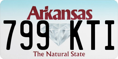 AR license plate 799KTI