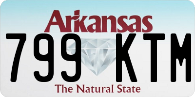 AR license plate 799KTM