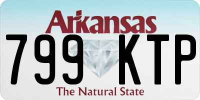 AR license plate 799KTP