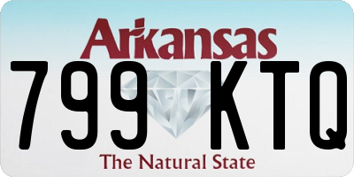 AR license plate 799KTQ