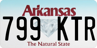 AR license plate 799KTR