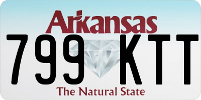 AR license plate 799KTT
