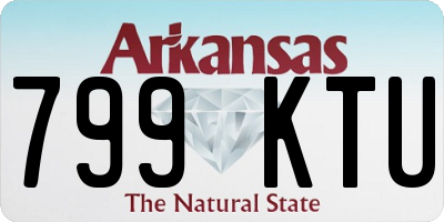 AR license plate 799KTU
