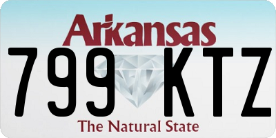 AR license plate 799KTZ