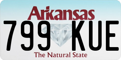 AR license plate 799KUE
