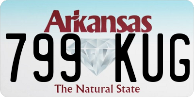 AR license plate 799KUG