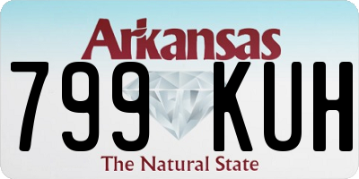 AR license plate 799KUH