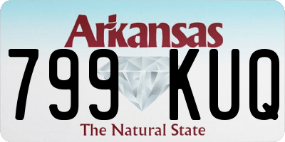 AR license plate 799KUQ