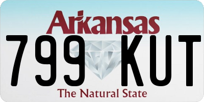 AR license plate 799KUT