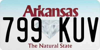 AR license plate 799KUV