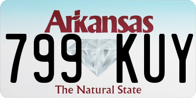 AR license plate 799KUY