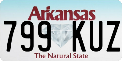 AR license plate 799KUZ
