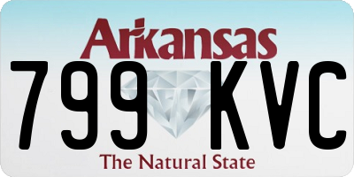 AR license plate 799KVC