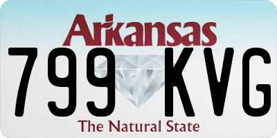 AR license plate 799KVG