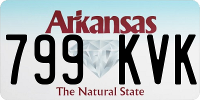 AR license plate 799KVK