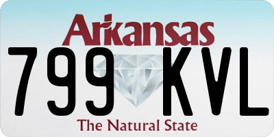 AR license plate 799KVL