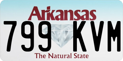AR license plate 799KVM