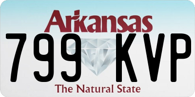 AR license plate 799KVP