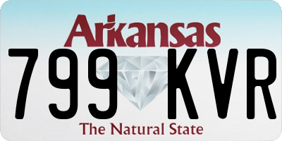 AR license plate 799KVR