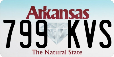 AR license plate 799KVS