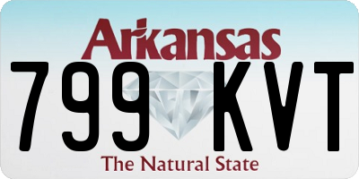 AR license plate 799KVT