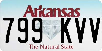AR license plate 799KVV