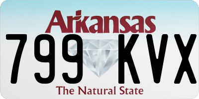 AR license plate 799KVX