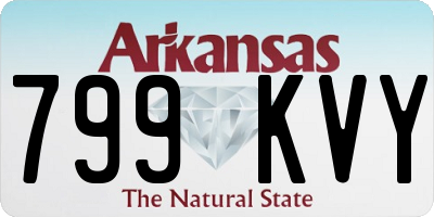 AR license plate 799KVY