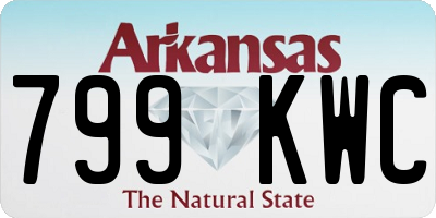 AR license plate 799KWC
