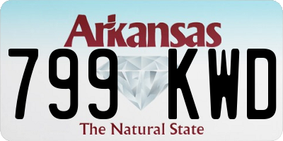 AR license plate 799KWD