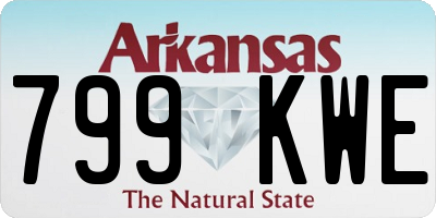 AR license plate 799KWE