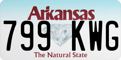 AR license plate 799KWG