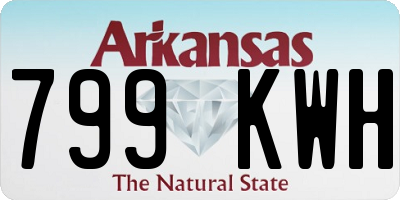 AR license plate 799KWH