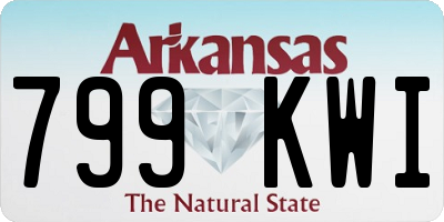 AR license plate 799KWI