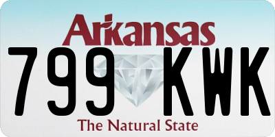 AR license plate 799KWK