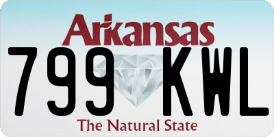 AR license plate 799KWL